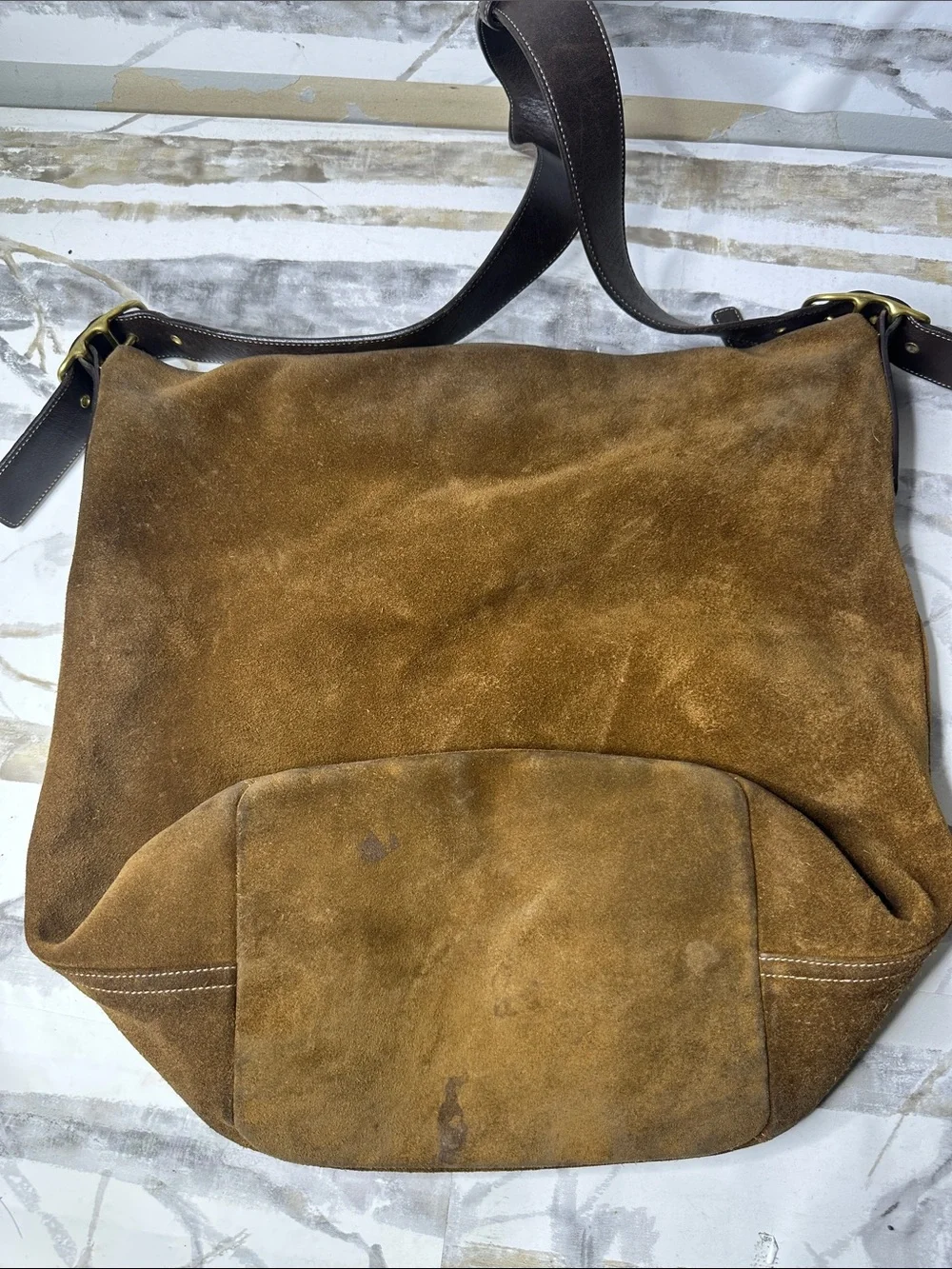 Coach Legacy Suede Bucket Bag